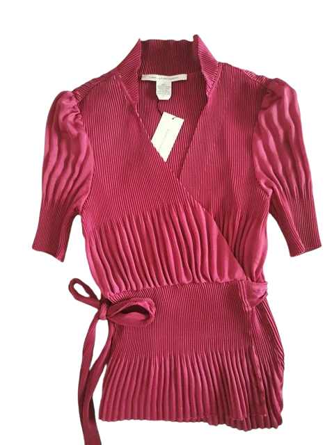 Pink Polyester Diane Von Furstenberg Top