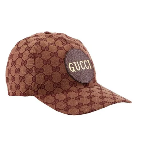Burgundy Polyester Gucci Hat