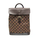 Brown Canvas Louis Vuitton Soho Backpack