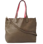 Beige Leather Valentino Tote