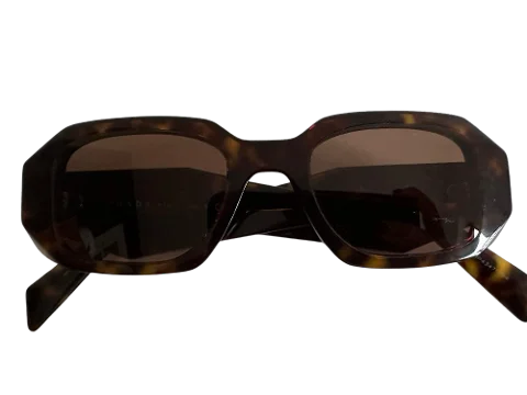 Brown Acetate Prada Sunglasses