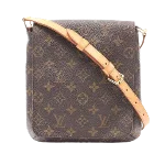 Brown Canvas Louis Vuitton Musette Salsa