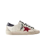 White Leather Golden Goose Sneakers