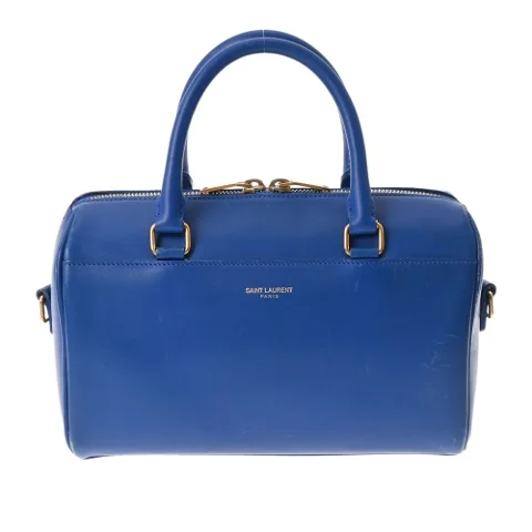 Blue Leather Saint Laurent Handbag