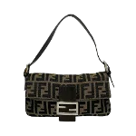 Brown Leather Fendi Baguette Mamma