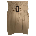 Beige Cotton Ba&sh Skirt