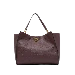 Burgundy Leather Salvatore Ferragamo Tote