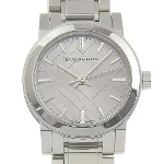 Silver Stainless Steel Burberry Watch