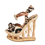 Beige Fabric Dolce & Gabanna Sandals