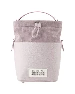 Purple Leather Maison Margiela Handbag