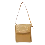 Beige Fabric Louis Vuitton Shoulder Bags