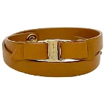 Brown Leather Salvatore Ferragamo Bracelet