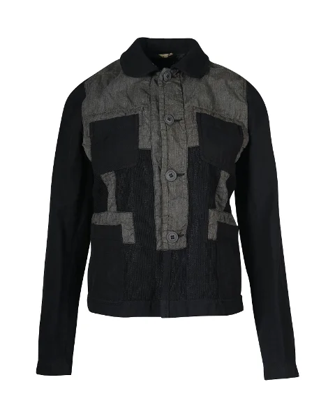 Black Polyester Comme Des Garçons Jacket