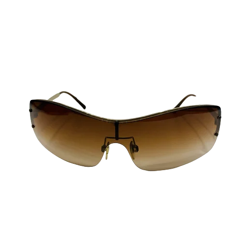 Brown Plastic Burberry Sunglasses