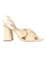 Beige Canvas Loeffler Randall Sandals