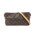 Brown Canvas Louis Vuitton Trotteur