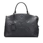 Black Leather Louis Vuitton Pallas