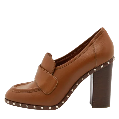 Brown Leather Valentino Heels