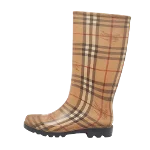 Beige Rubber Burberry Boots