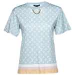 Blue Cotton Louis Vuitton Top