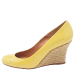 Yellow Fabric Lanvin Heels