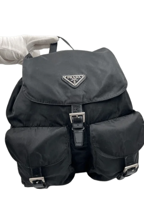 Black Nylon Prada Backpack