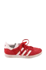 Red Suede Adidas Sneakers