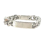 Silver Metal Louis Vuitton Bracelet