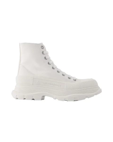 White Leather Alexander Mcqueen Sneakers