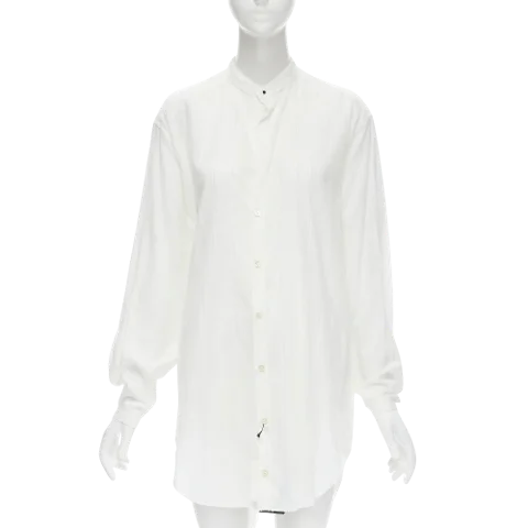 White Cotton Saint Laurent Shirt