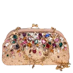 Pink Fabric Dolce & Gabbana Clutch