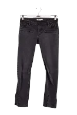 Black Cotton Maje Jeans