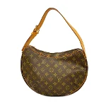 Brown Canvas Louis Vuitton Croissant