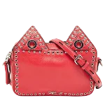 Pink Leather Karl Lagerfeld Shoulder Bag