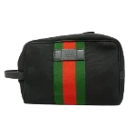 Black Canvas Gucci Belt Bag