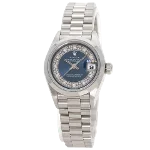 Blue Platinum Rolex Watch