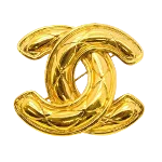 Gold Metal Chanel Brooch