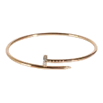 Metallic Rose Gold Cartier Bracelet