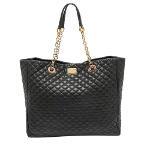 Black Leather Dolce & Gabbana Tote