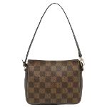 Brown Canvas Louis Vuitton Trousse Makeup