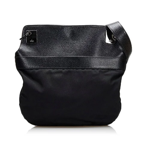 Black Nylon Gucci Messenger Bag