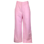 Pink Cotton Marni Pants