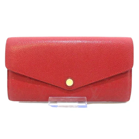 Red Canvas Louis Vuitton Wallet