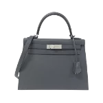 Black Leather Hermès Kelly