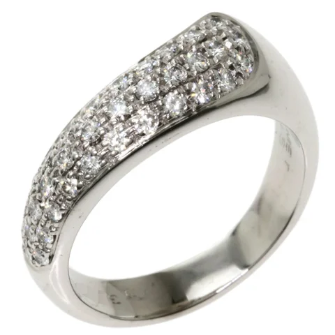 Silver White Gold Chaumet Ring