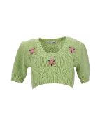 Green Wool Alessandra Rich Sweater