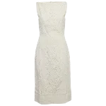 White Fabric Dior Dress