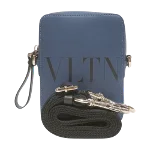 Blue Leather Valentino Crossbody Bag