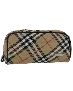 Beige Nylon Burberry Wallet