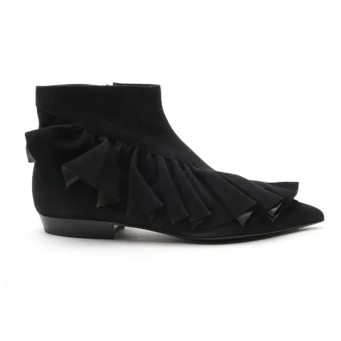 Black Leather Jw Anderson Boot